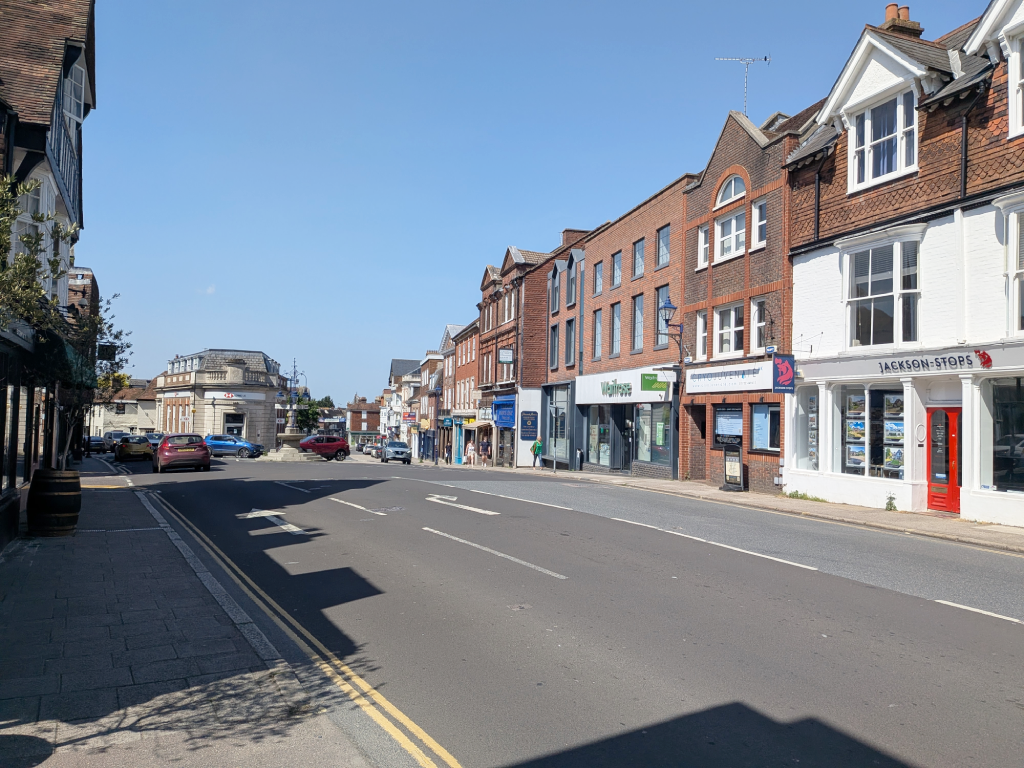 Sevenoaks High Street near Victoria House